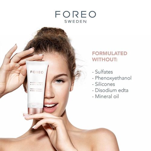 FOREO Micro-Foam Cleanser Gentle Foaming Face Wash for All Skin Types - 100ml