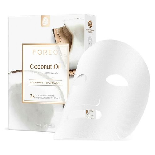 FOREO Sheet Mask with Coconut Oil Extracts - 3 Pcs