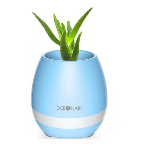 Debonair Music Flower Pot Bluetooth Speaker [Blue]