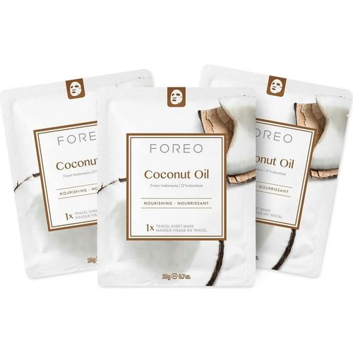 FOREO Sheet Mask with Coconut Oil Extracts - 3 Pcs